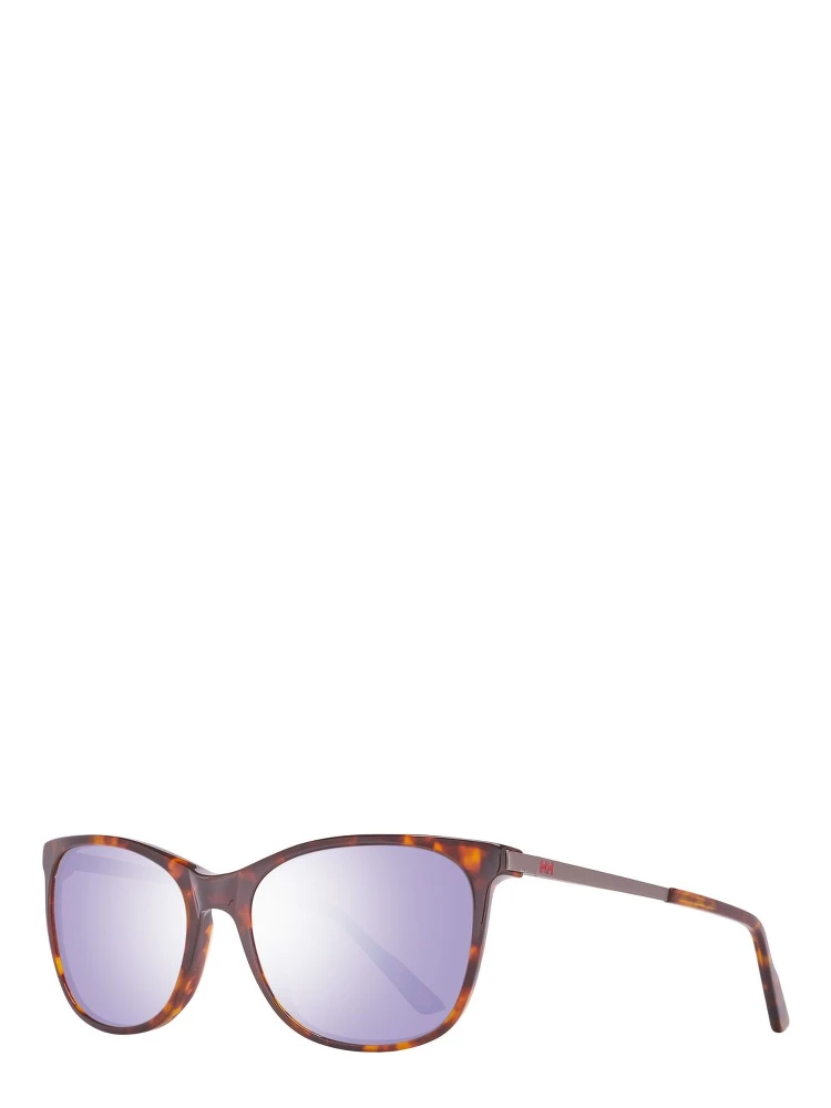 Brown Metal Sunglasses
