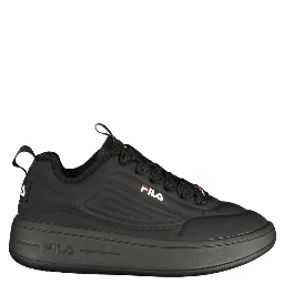 Black Polyester Women Sneaker