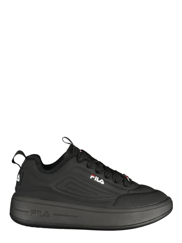 Black Polyester Women Sneaker