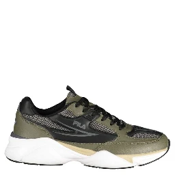 Green Polyester Men Sneaker
