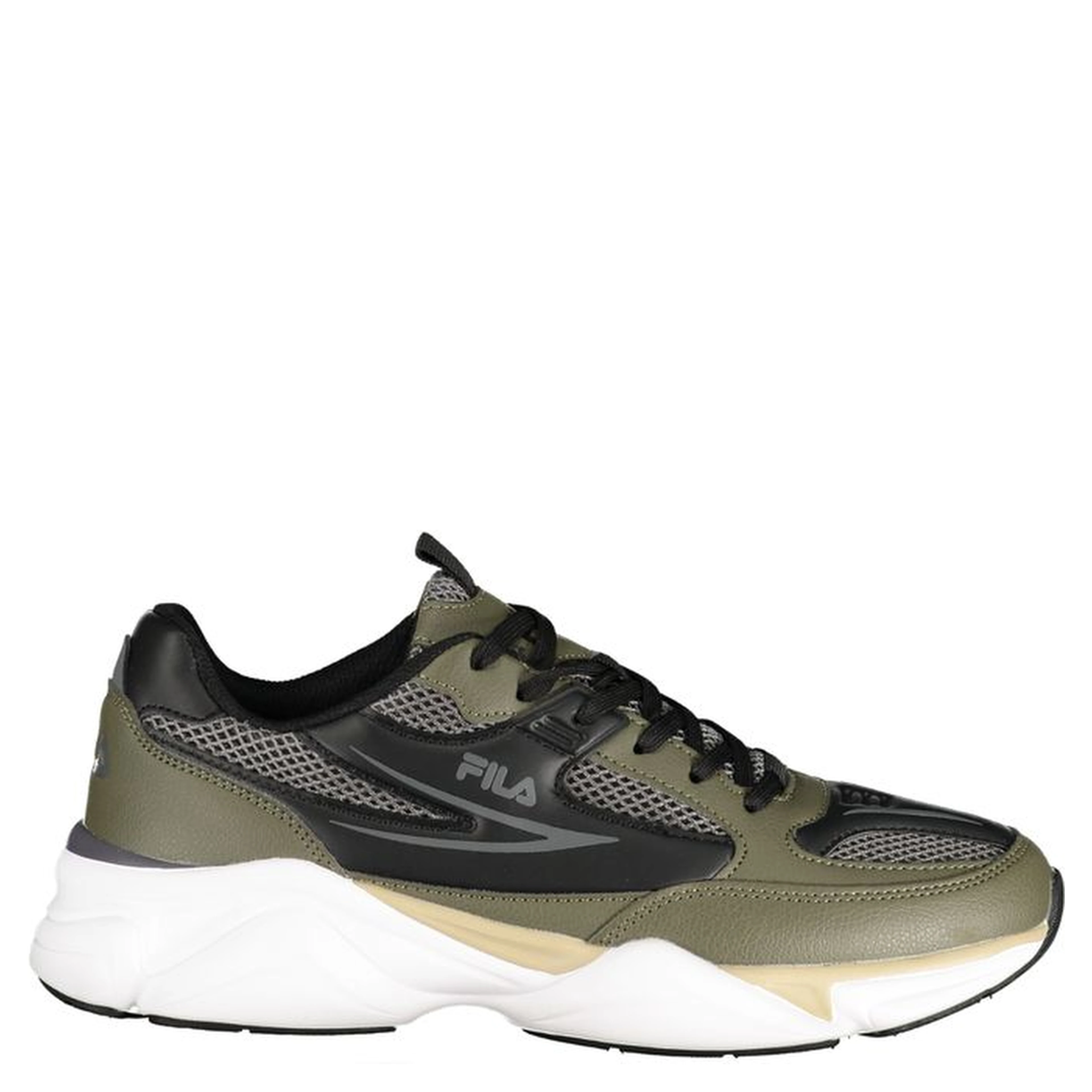 Green Polyester Men Sneaker