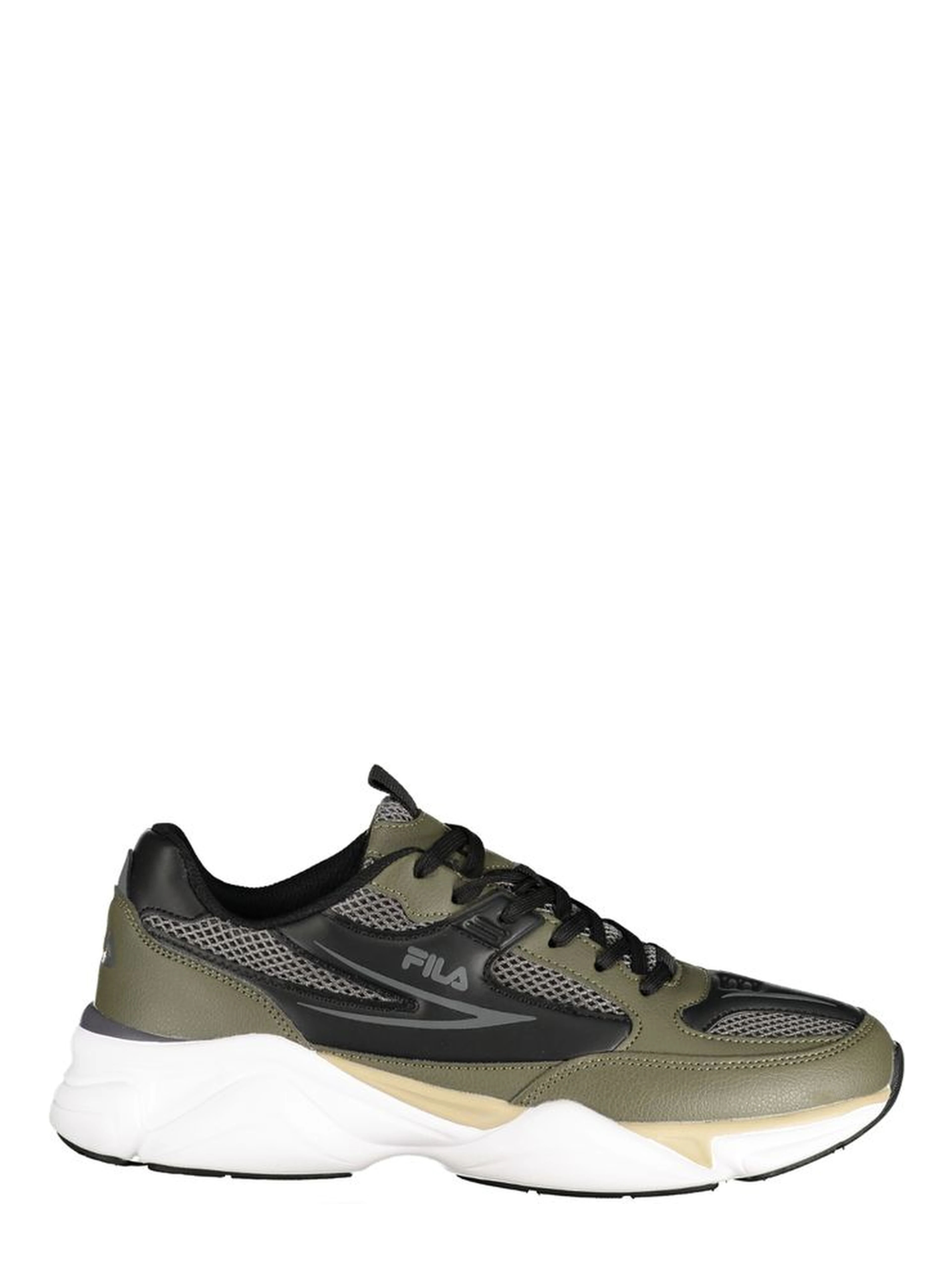 Green Polyester Men Sneaker