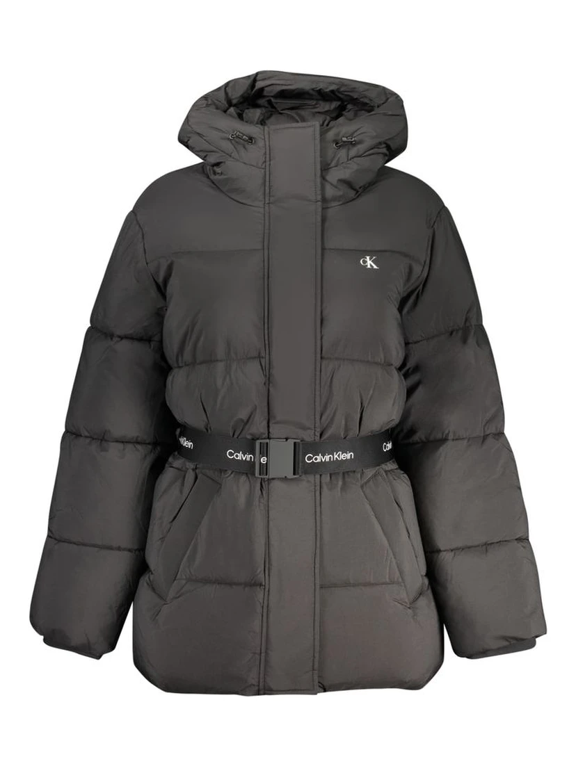 Black Nylon Women Jacket