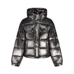 Black Polyester Women Jacket