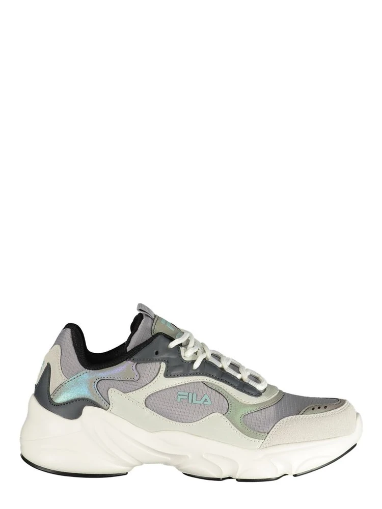 Gray Polyester Women Sneaker