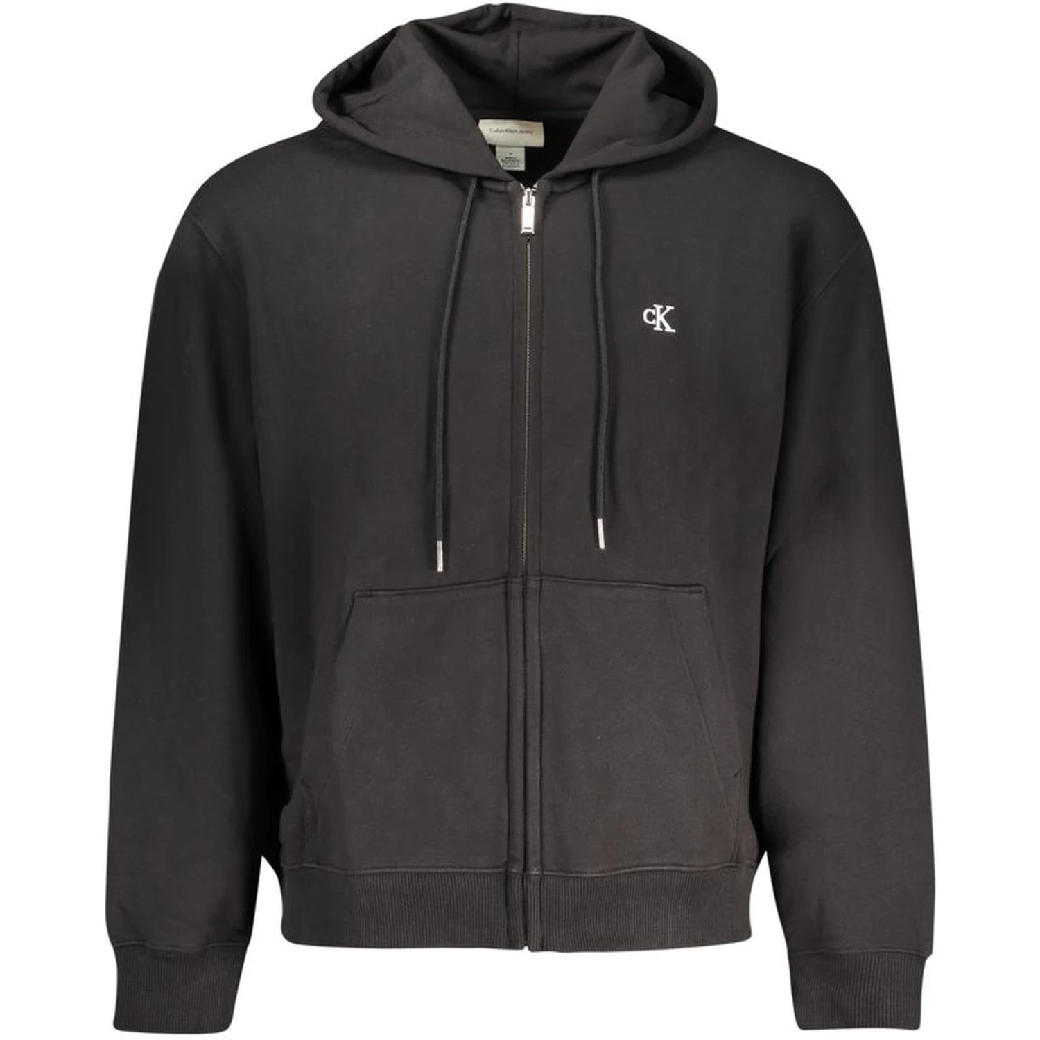 Black Cotton Men Sweater