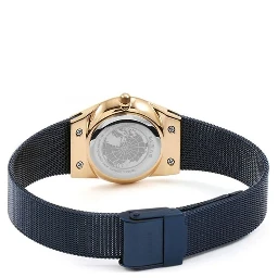 Navy Blue Stainless Steel Dress Watch