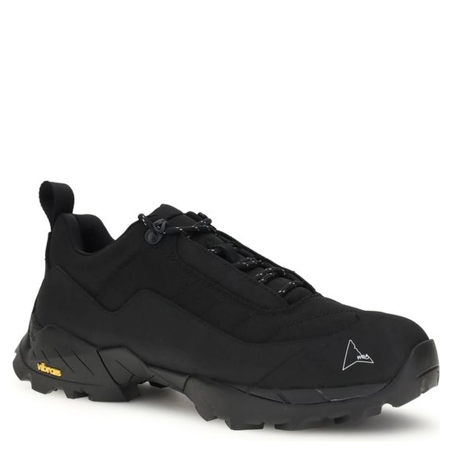 Black Polyamide Athletic Sneakers