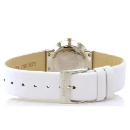 White Fur Dress Watch