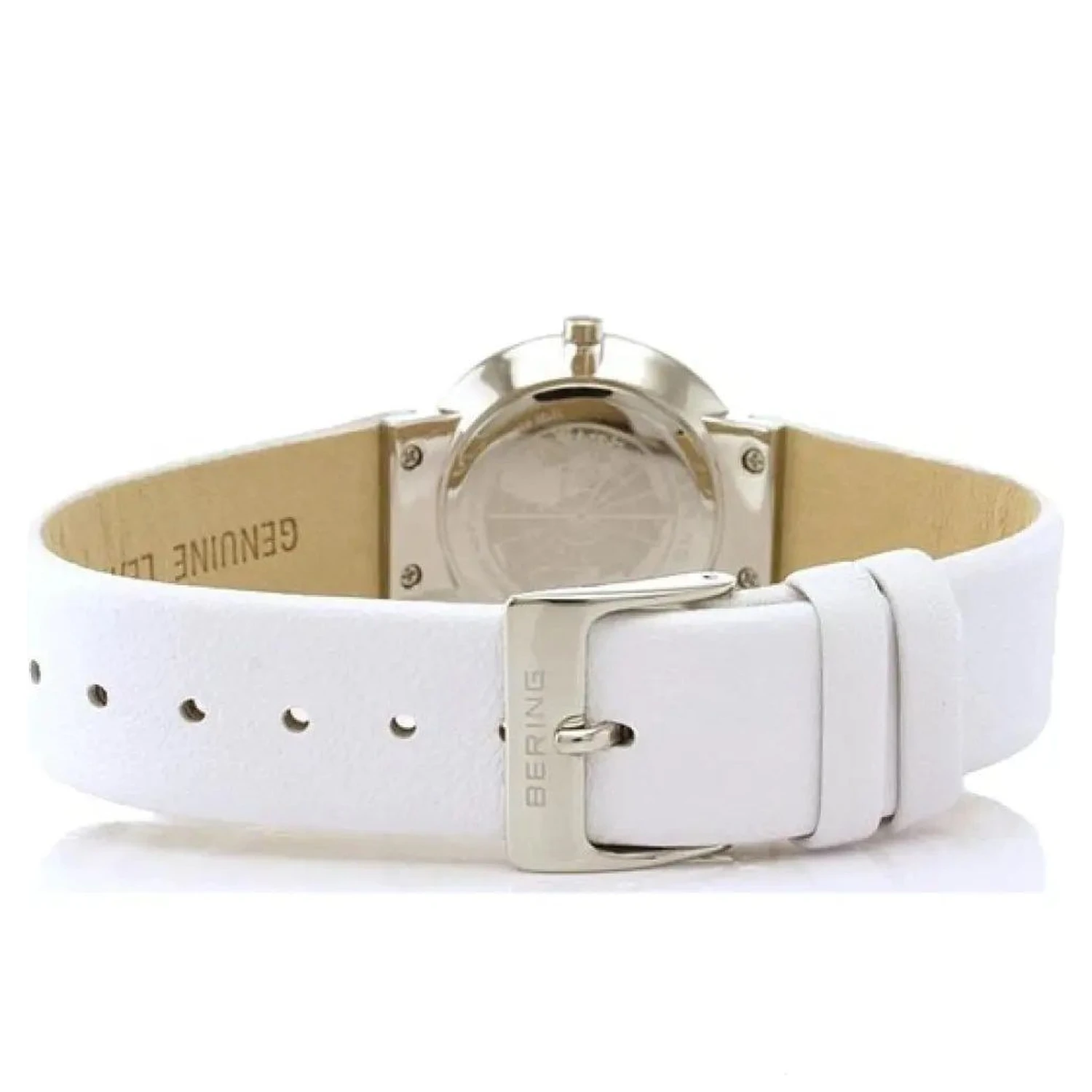 White Fur Dress Watch