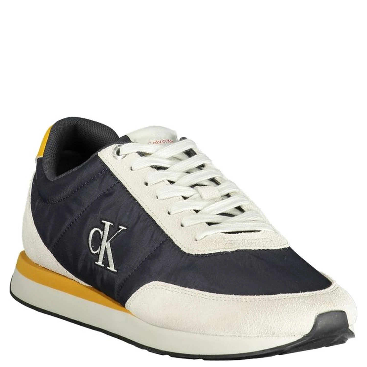 Blue Polyester Men Sneaker
