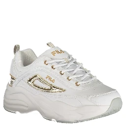 White Polyester Women Sneaker