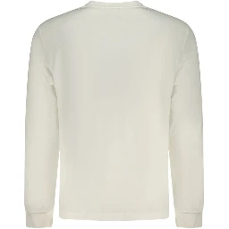 White Cotton Men T-Shirt