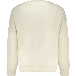 White Cotton Men Sweater
