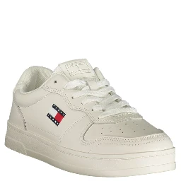 White Leather Women Sneaker