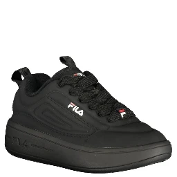 Black Polyester Women Sneaker