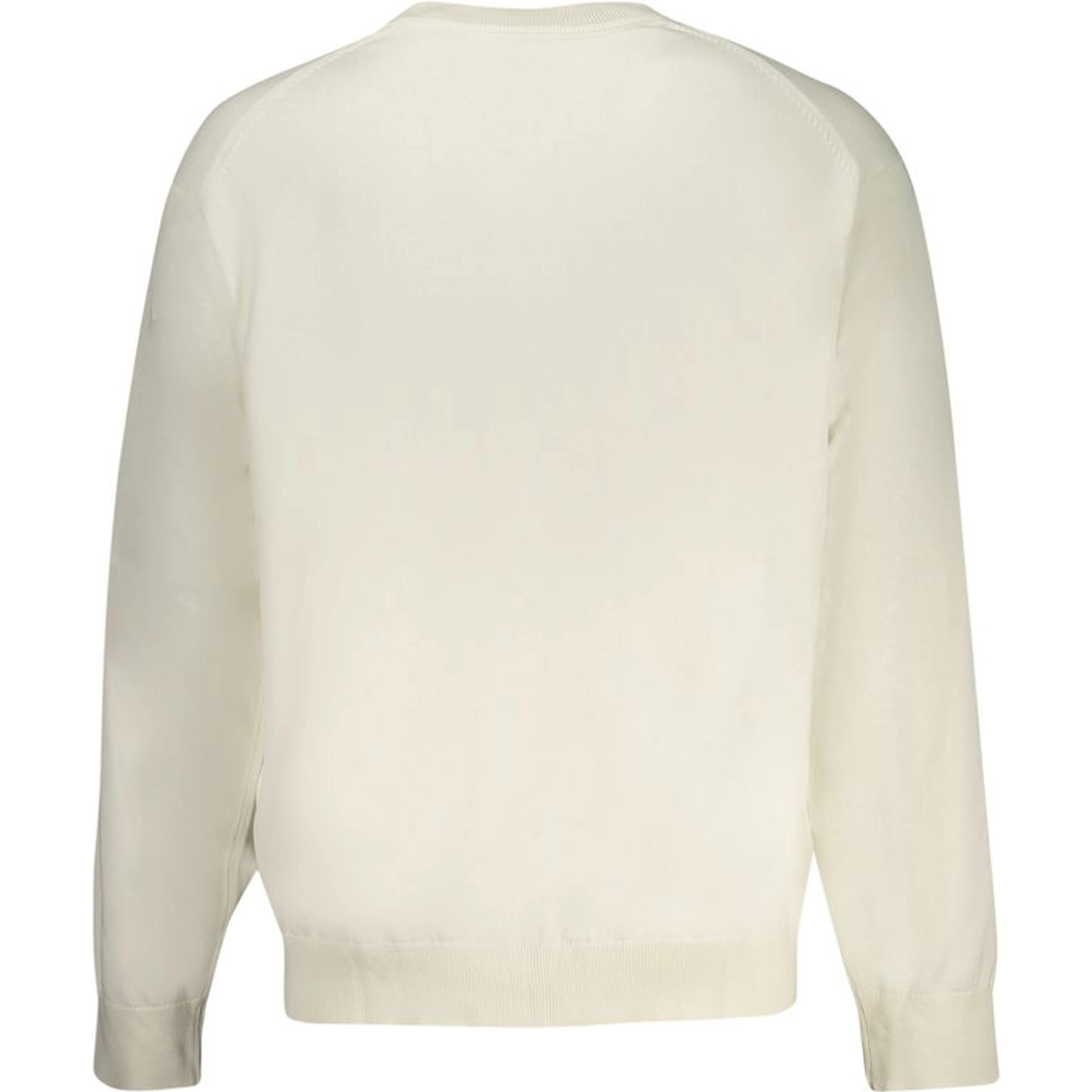 White Cotton Men Sweater