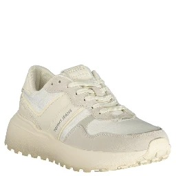 White Recycled Polyester Women Sneaker