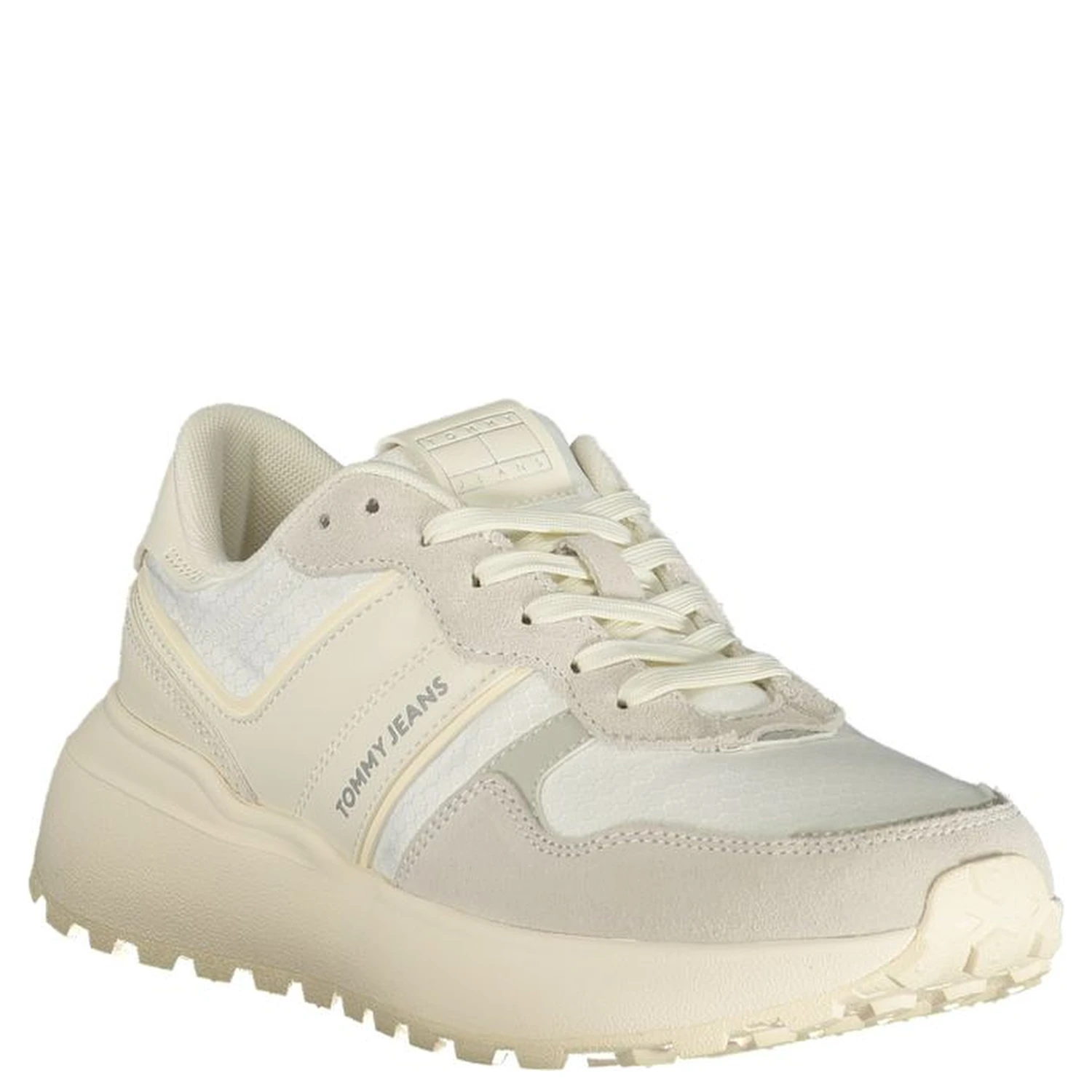 White Recycled Polyester Women Sneaker