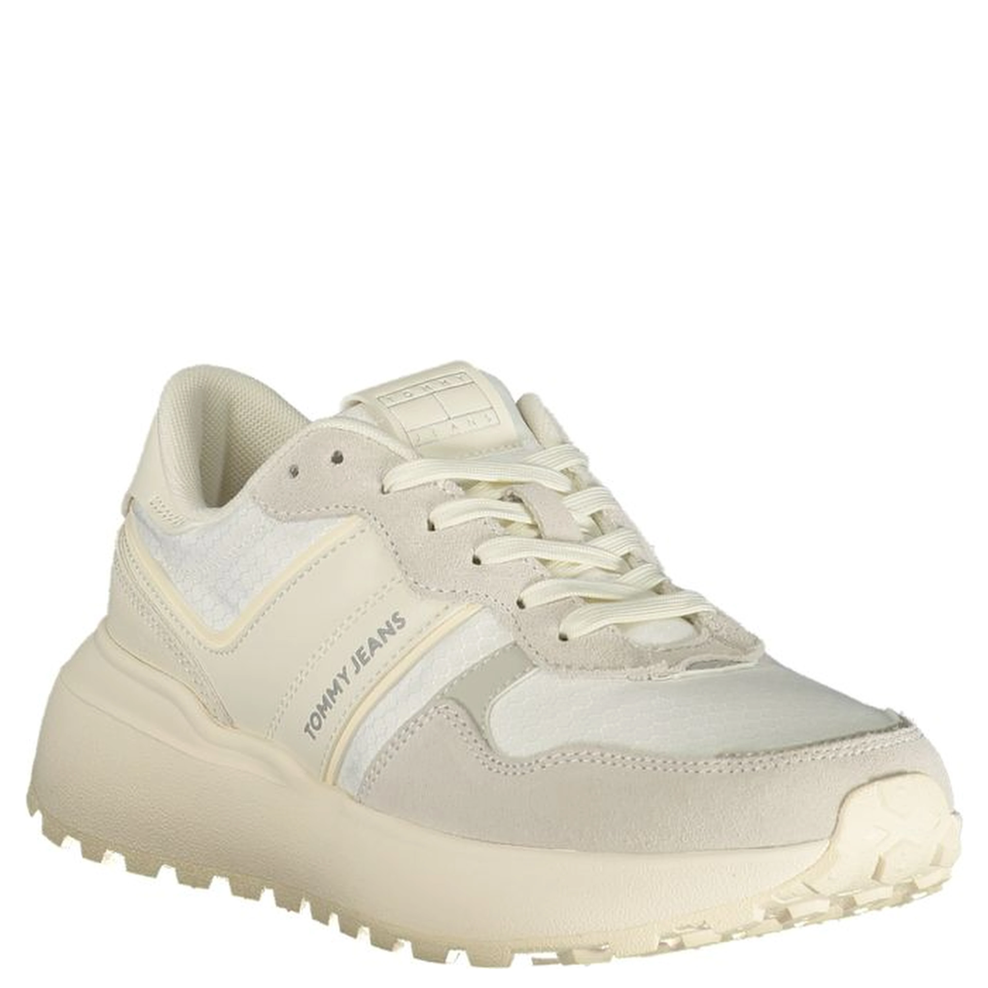 White Recycled Polyester Women Sneaker