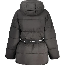 Black Nylon Women Jacket