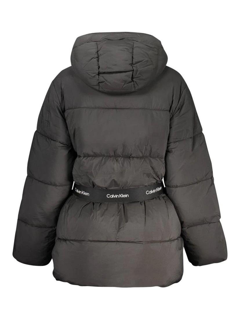 Black Nylon Women Jacket