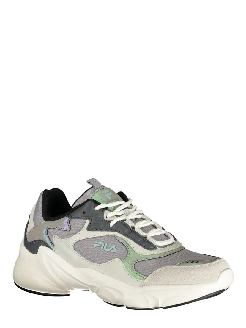 Gray Polyester Women Sneaker