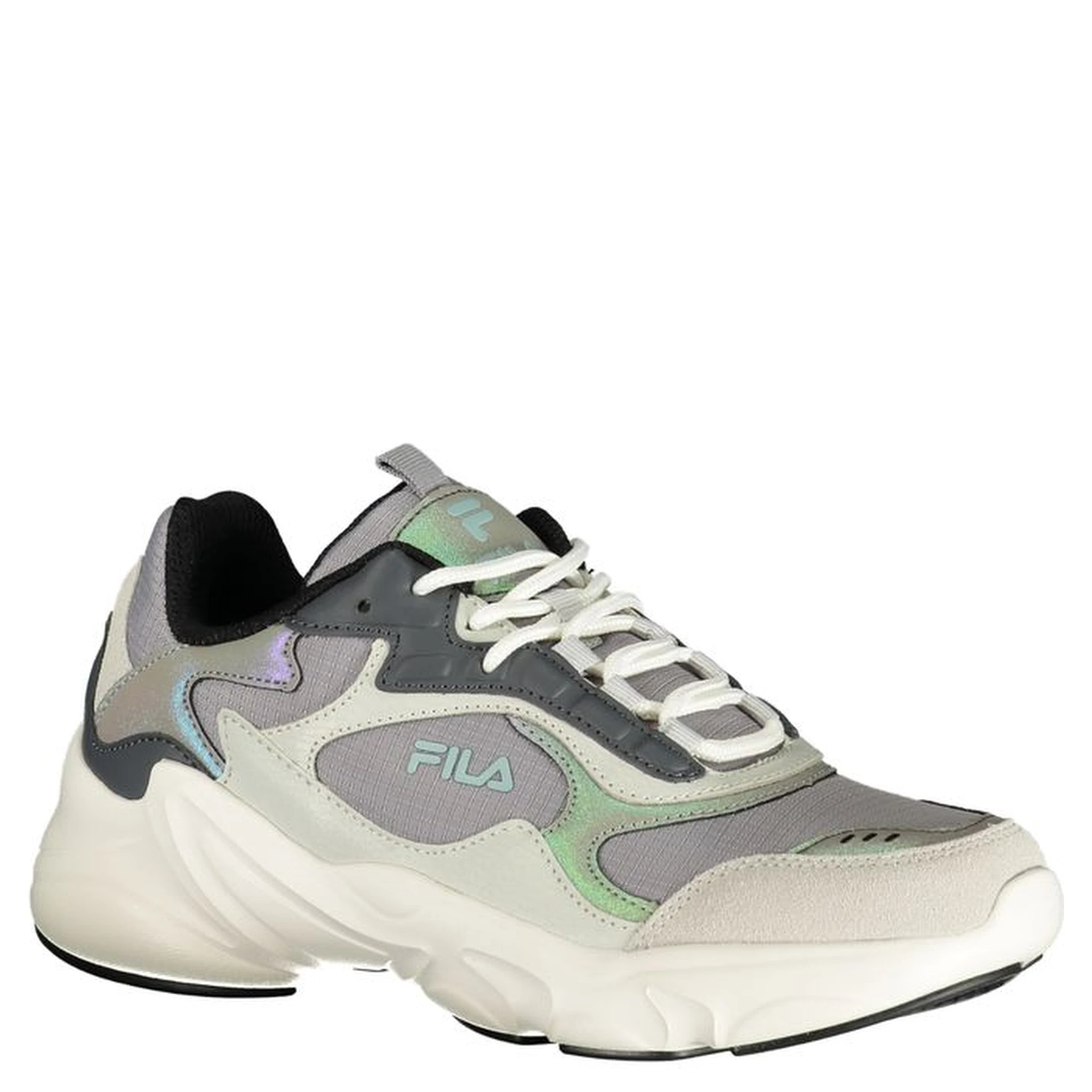 Gray Polyester Women Sneaker