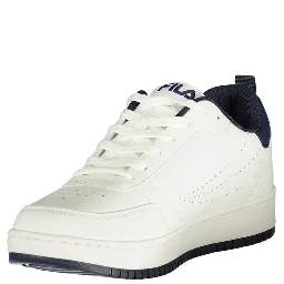 White Polyester Men Sneaker