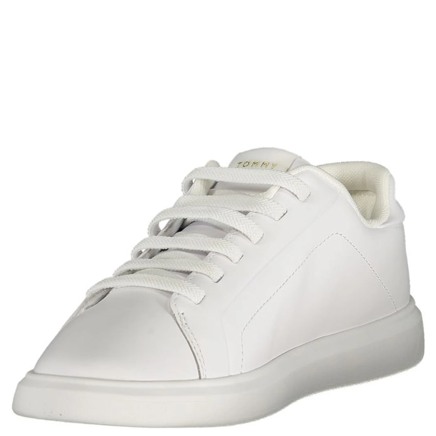 White Leather Women Sneaker