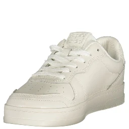 White Leather Women Sneaker