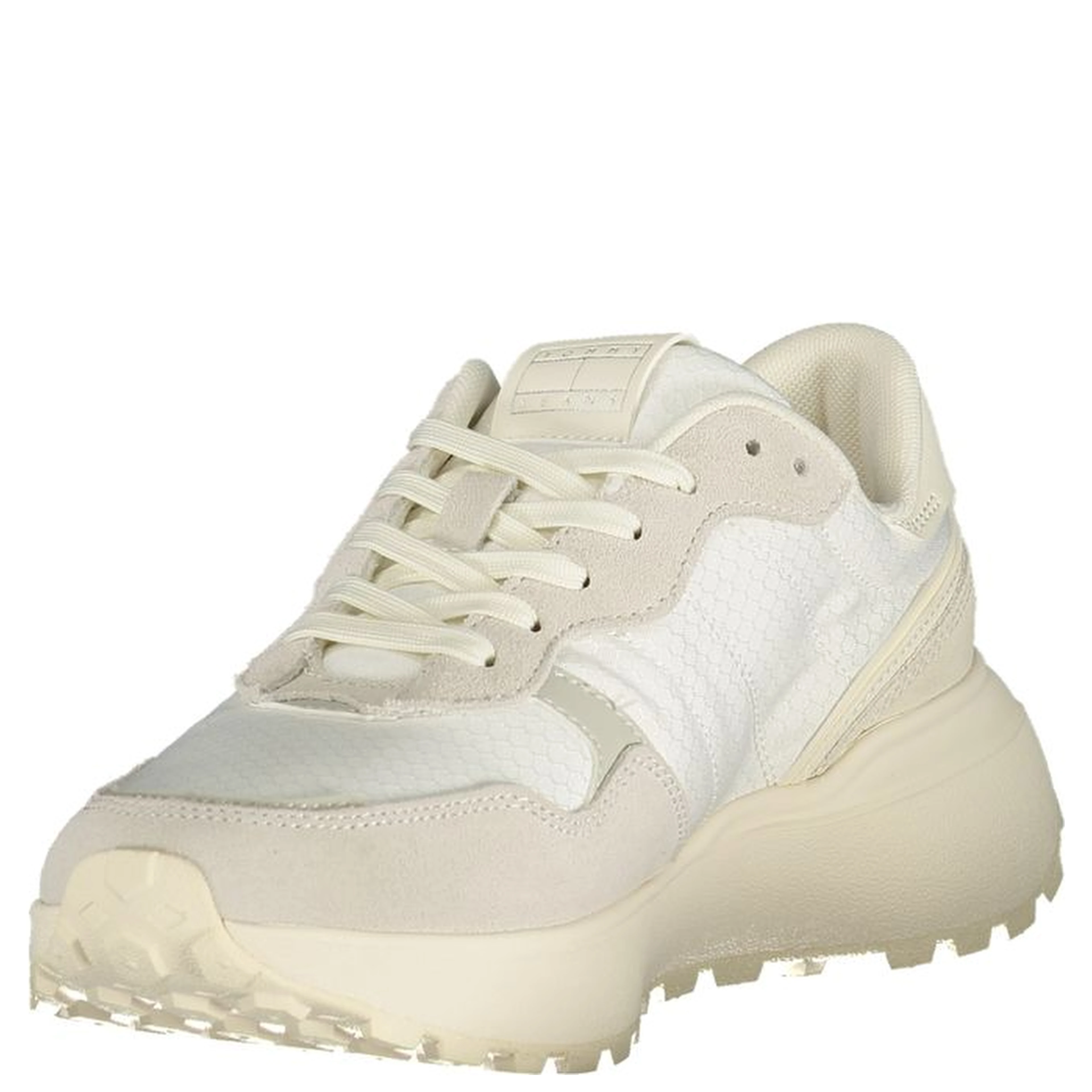 White Recycled Polyester Women Sneaker