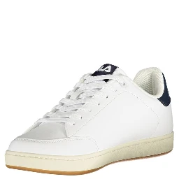 White Polyester Men Sneaker