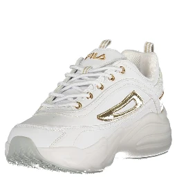 White Polyester Women Sneaker
