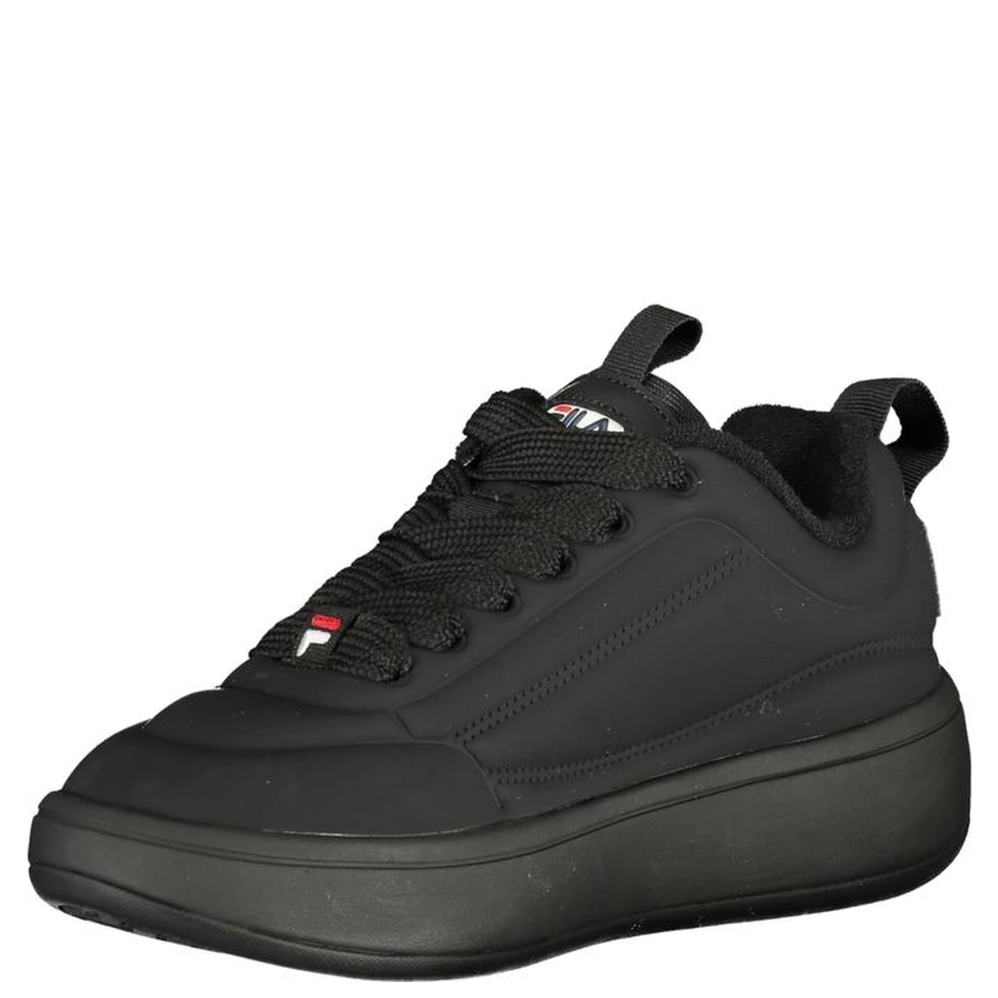 Black Polyester Women Sneaker