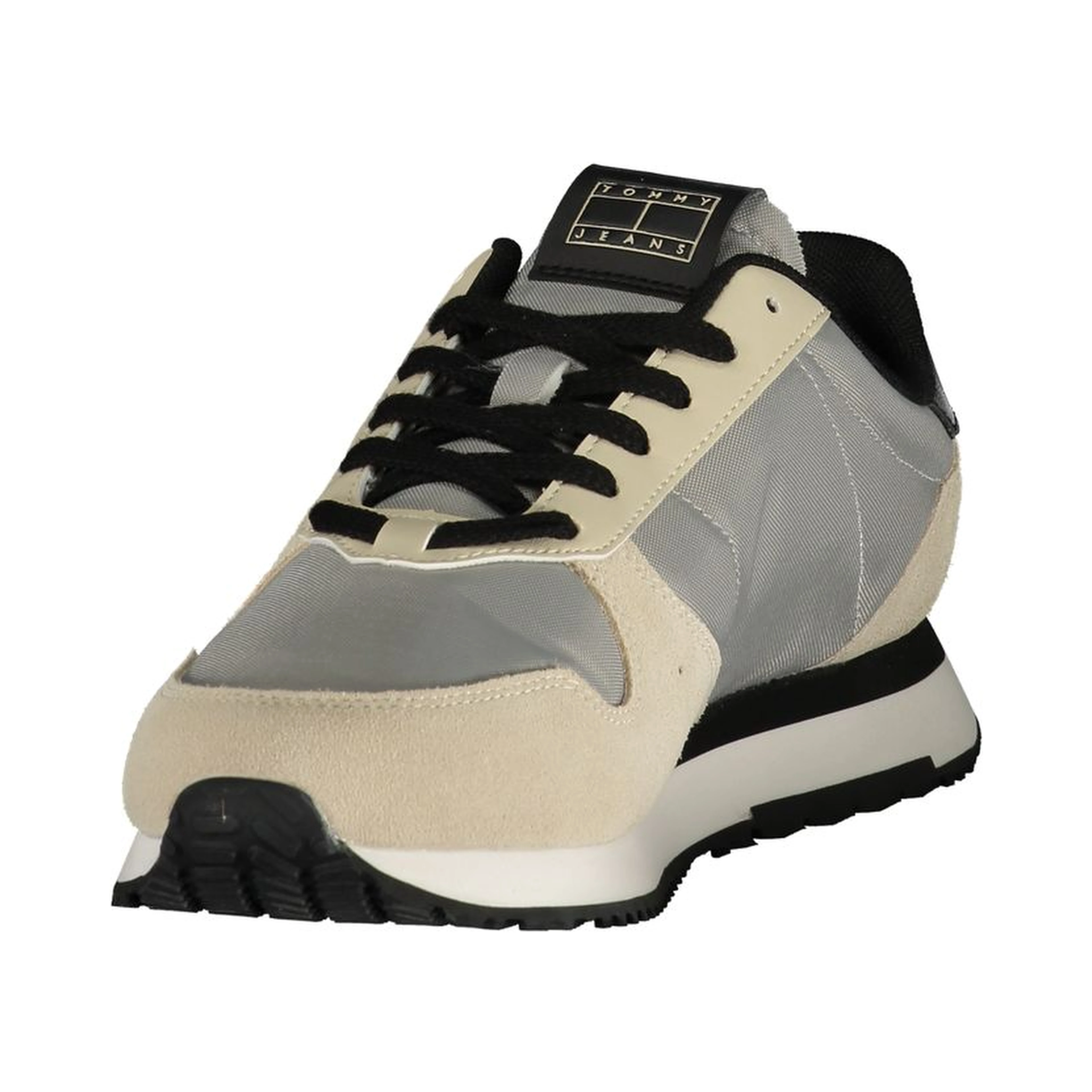 Gray Leather Men Sneaker