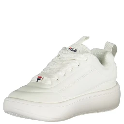 White Polyester Women Sneaker