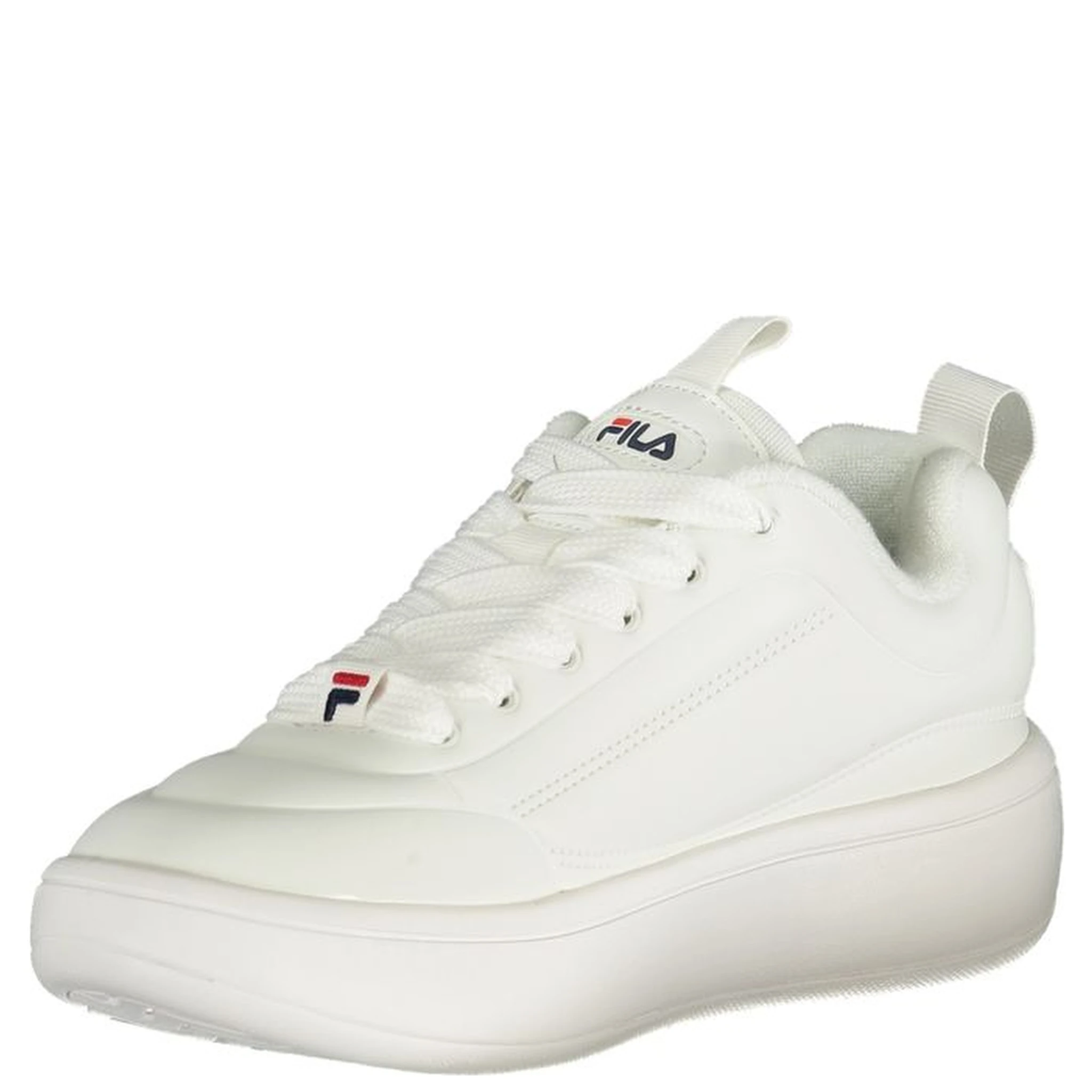 White Polyester Women Sneaker