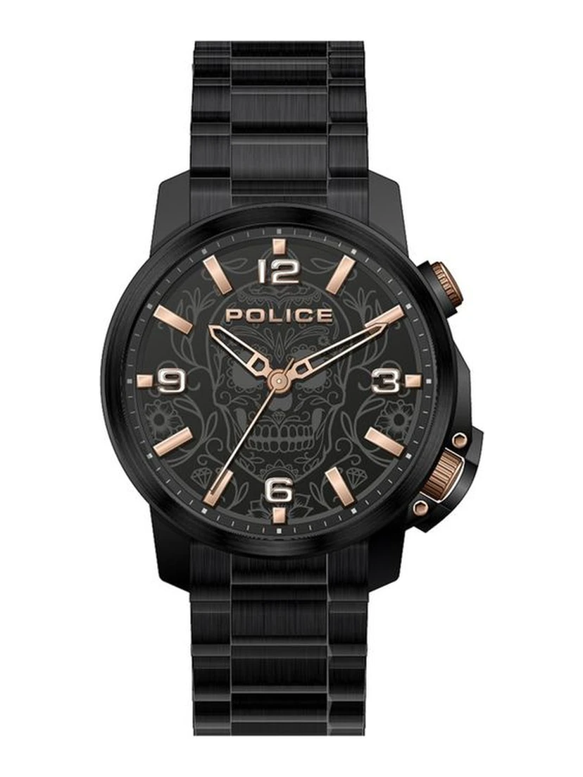 Black Stainless Steel Dress Watch