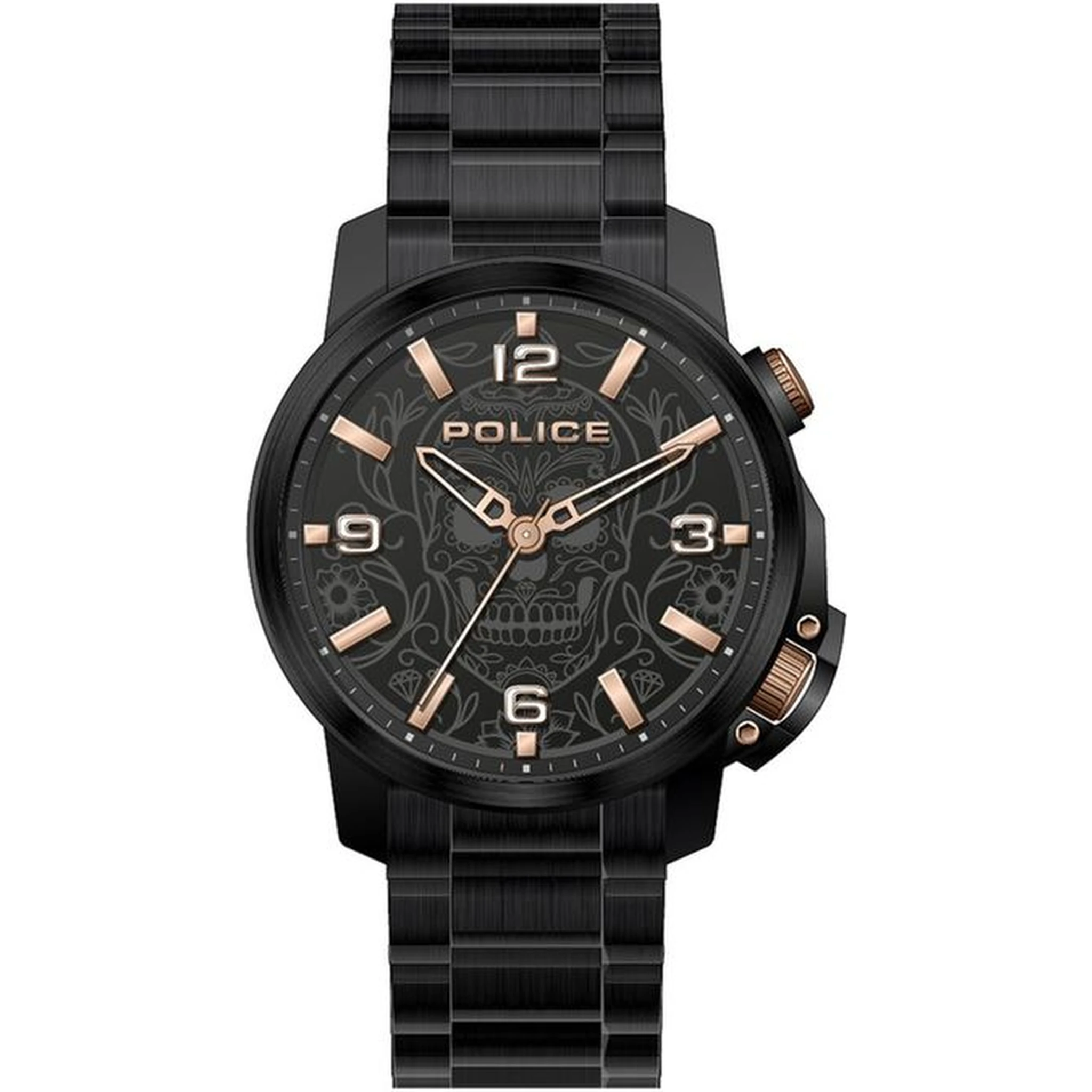 Black Stainless Steel Dress Watch