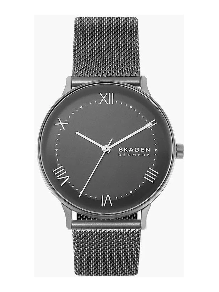 Gray Stainless Steel Dress Watch