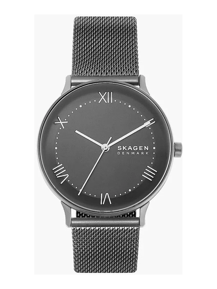 Gray Stainless Steel Dress Watch