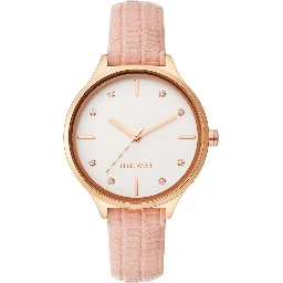 Multicolor Leather Dress Watch