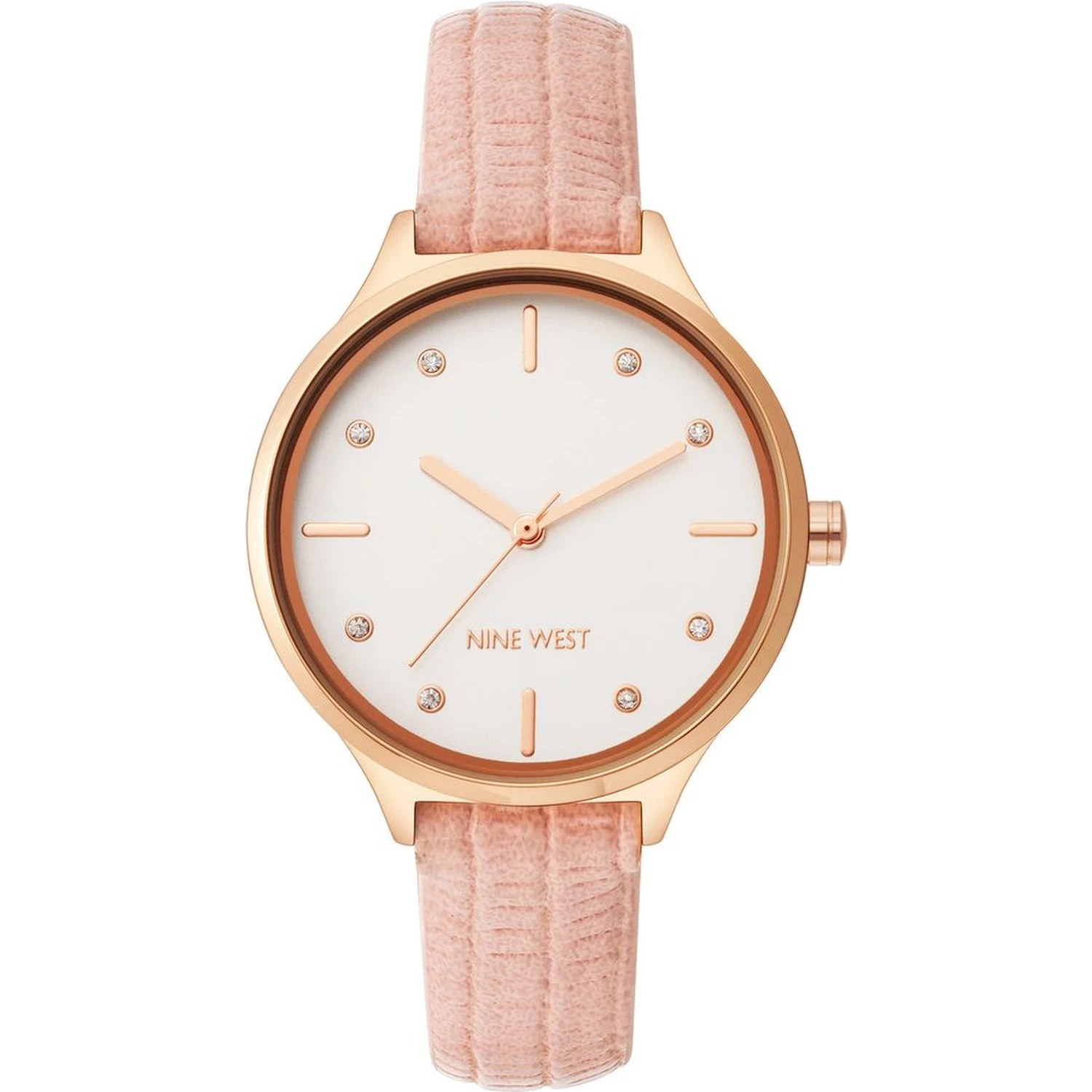Multicolor Leather Dress Watch
