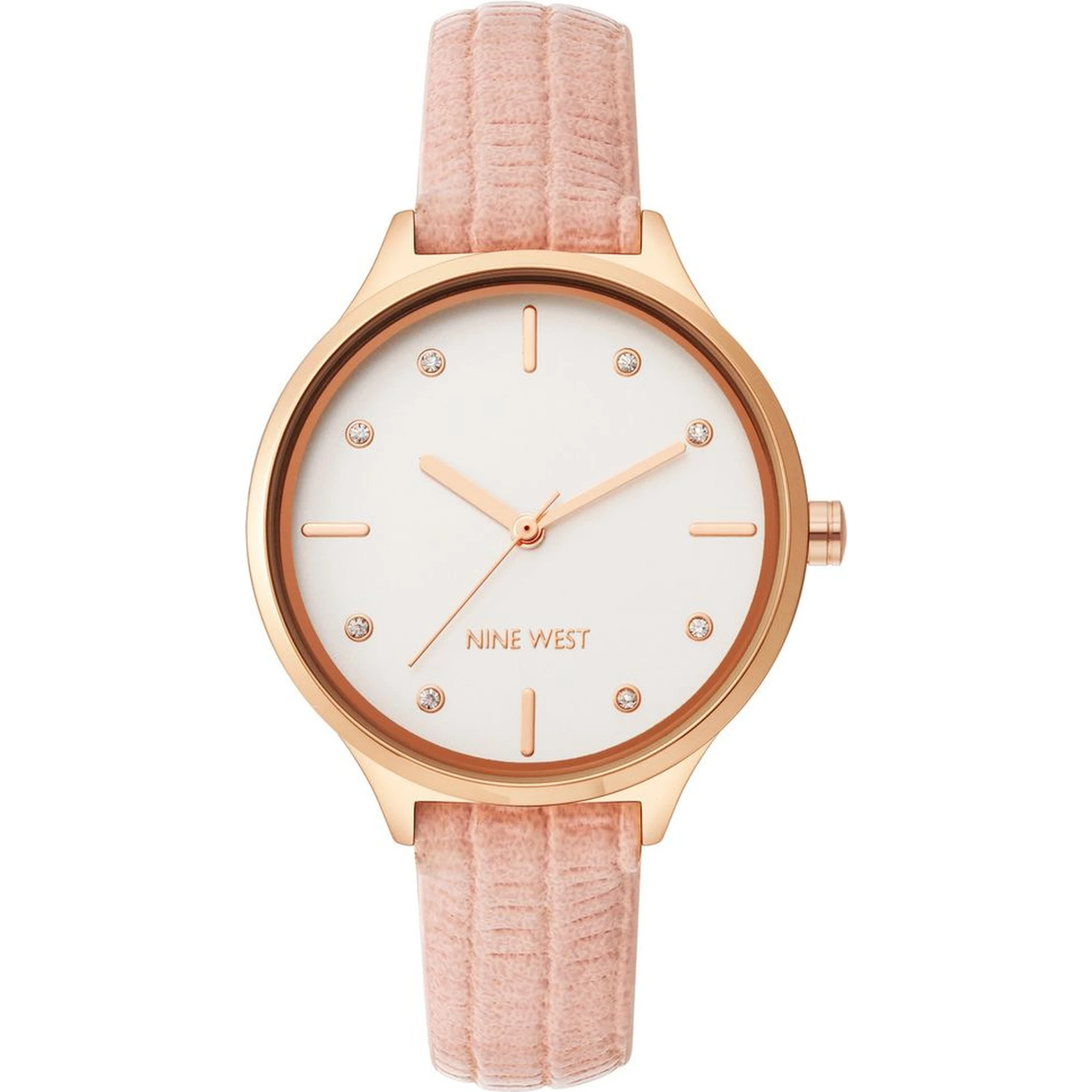 Multicolor Leather Dress Watch