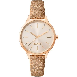 ساعة يد جلدية متعددة الألوان