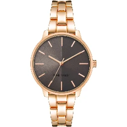Multicolor Metal Dress Watch