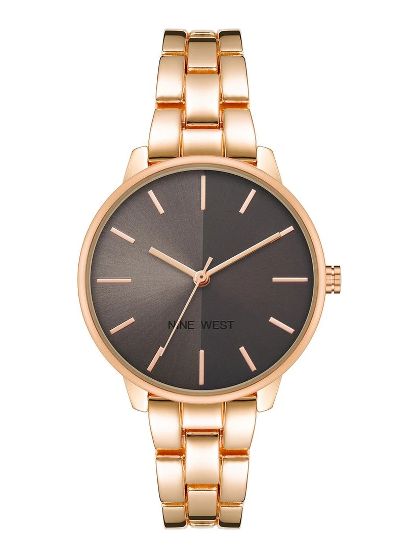 Multicolor Metal Dress Watch