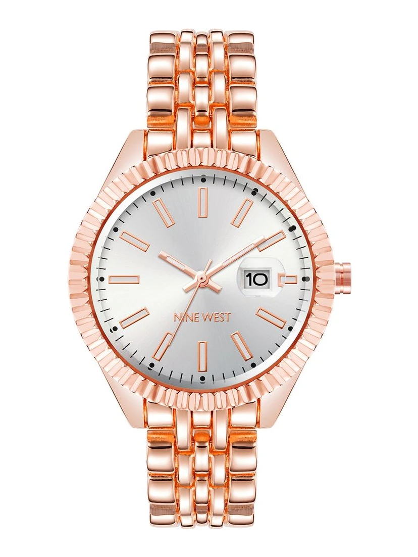 Multicolor Metal Dress Watch