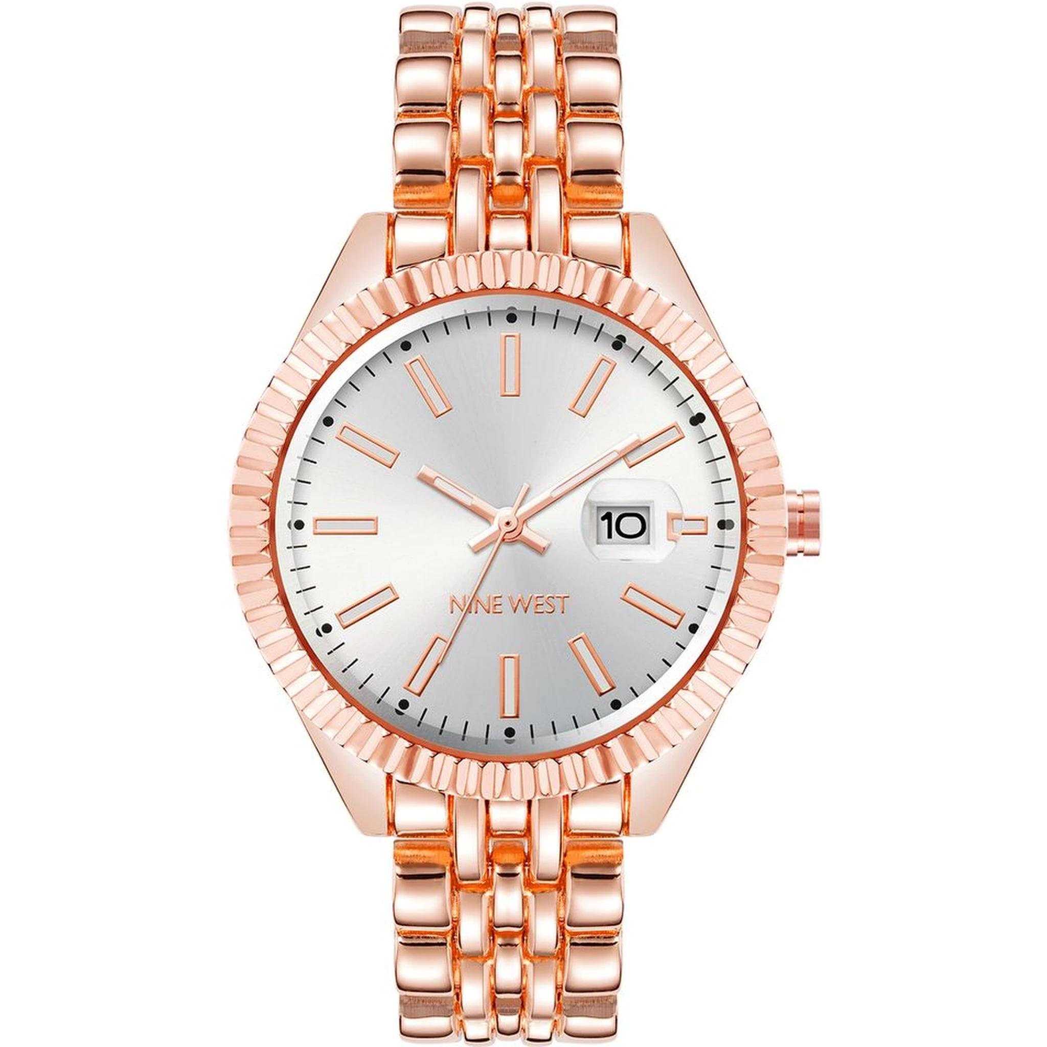 Multicolor Metal Dress Watch